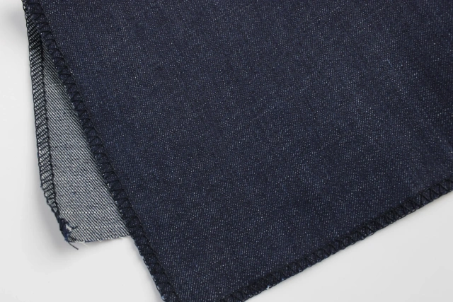 Competitive  price  dark blue  Denim middle weight cross hatch denim fabric for  jeans