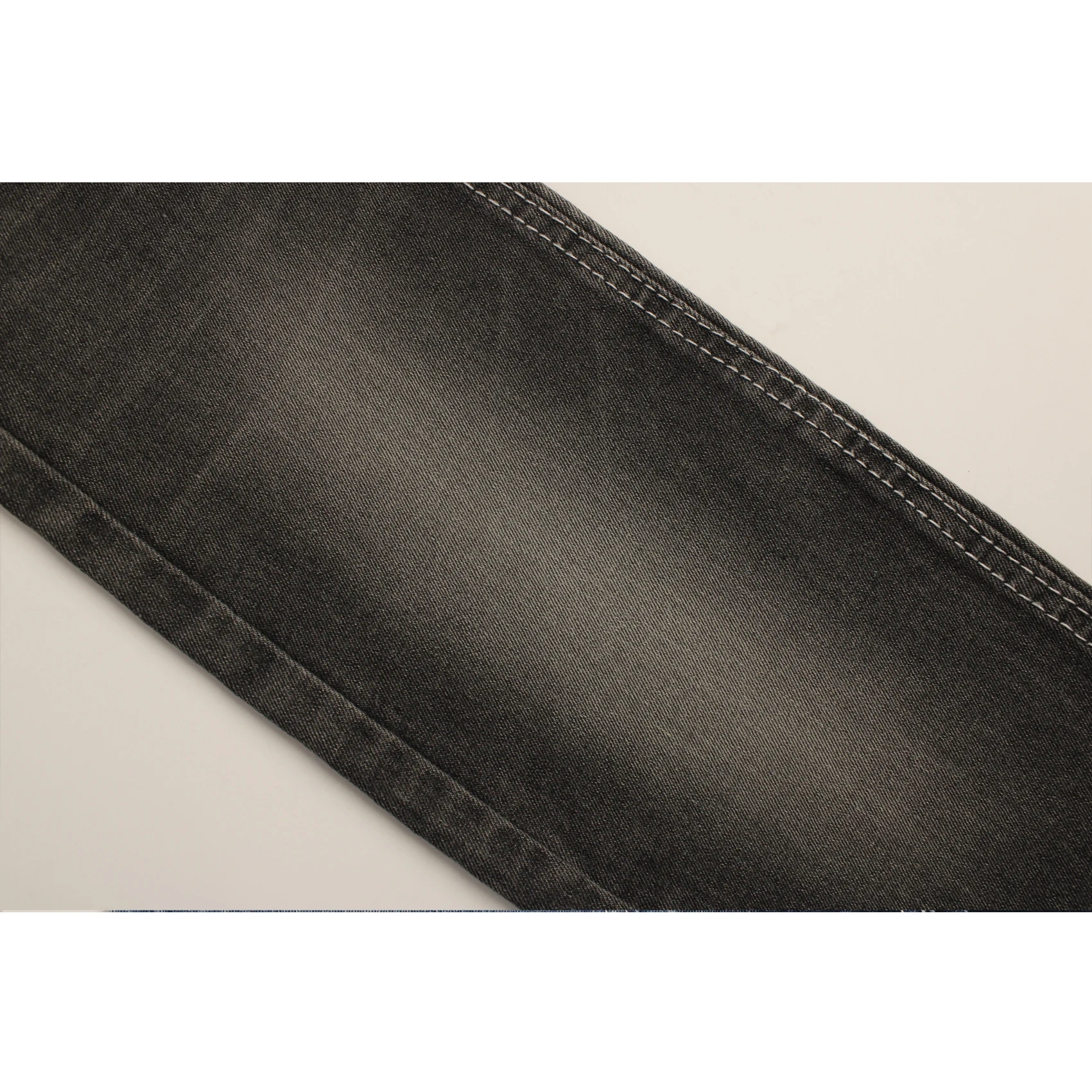 In stock A Quality Cheap Price  8.4 OZ 180cm Width stretch  sulfur black Denim Fabric Jeans