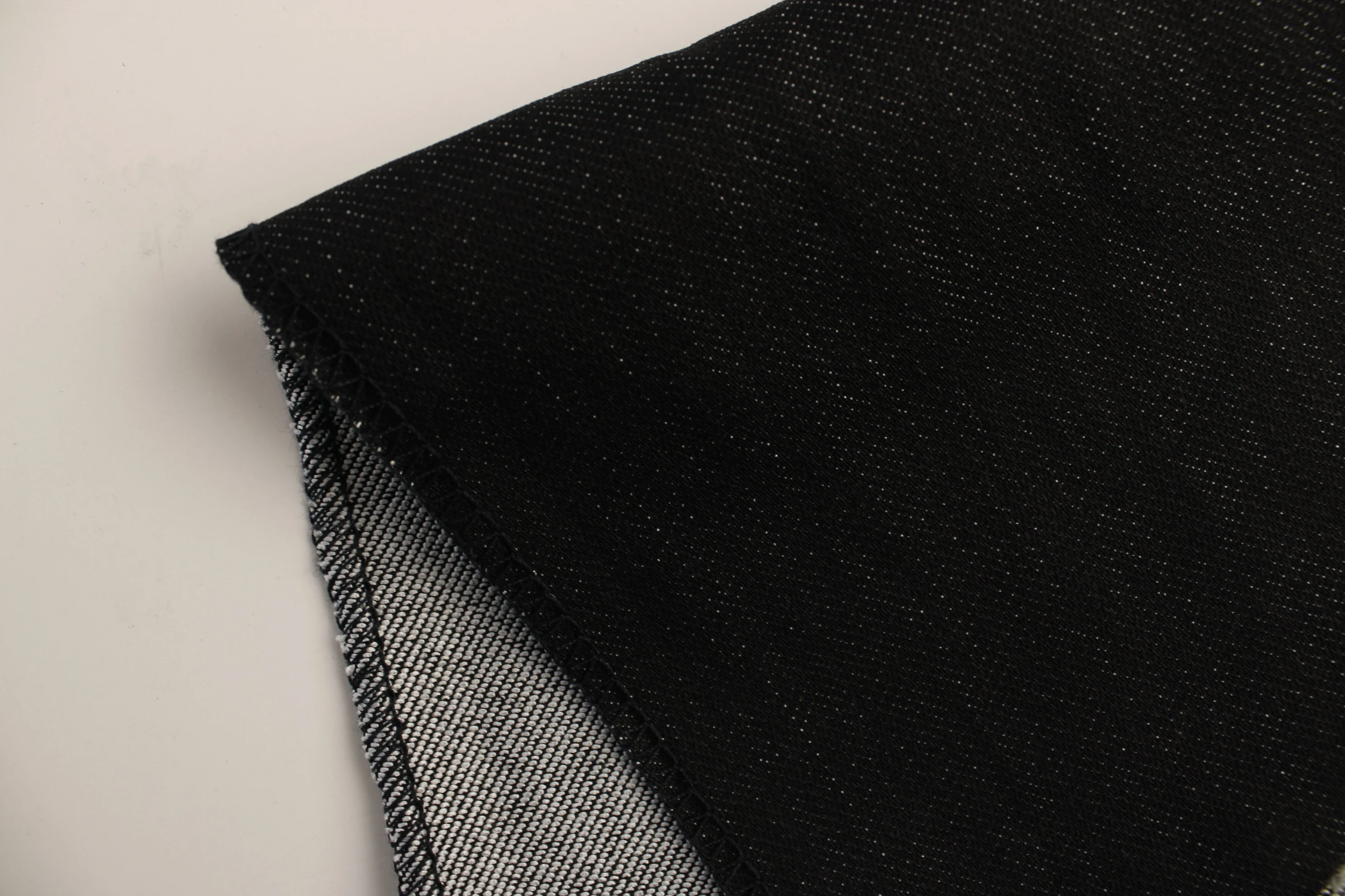 Blue and gray soft hand feeling   warp slub 9.5 oz  Stretch  Denim Fabric for jeans