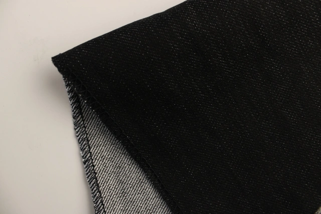 Blue and gray soft hand feeling   warp slub 9.5 oz  Stretch  Denim Fabric for jeans