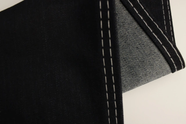 High Quality  oA 11oz  cross slub Rigid Denim Stretch denim fabric for  jeans