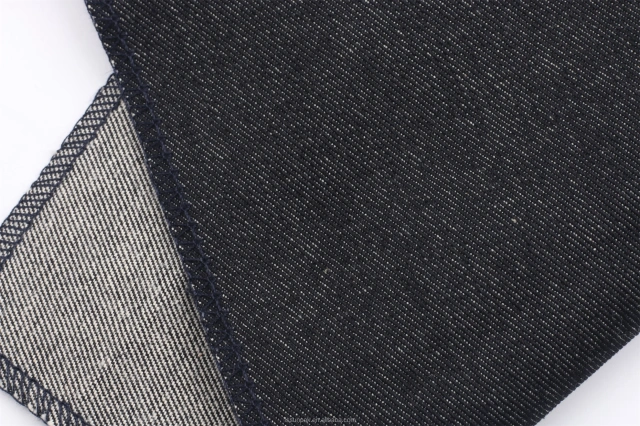 Top Quality Denim Rolls Low Discount  Heavy Weight 12.5oz 100%Cotton 10*7LHT Black Rigid Denim Fabric no stretch