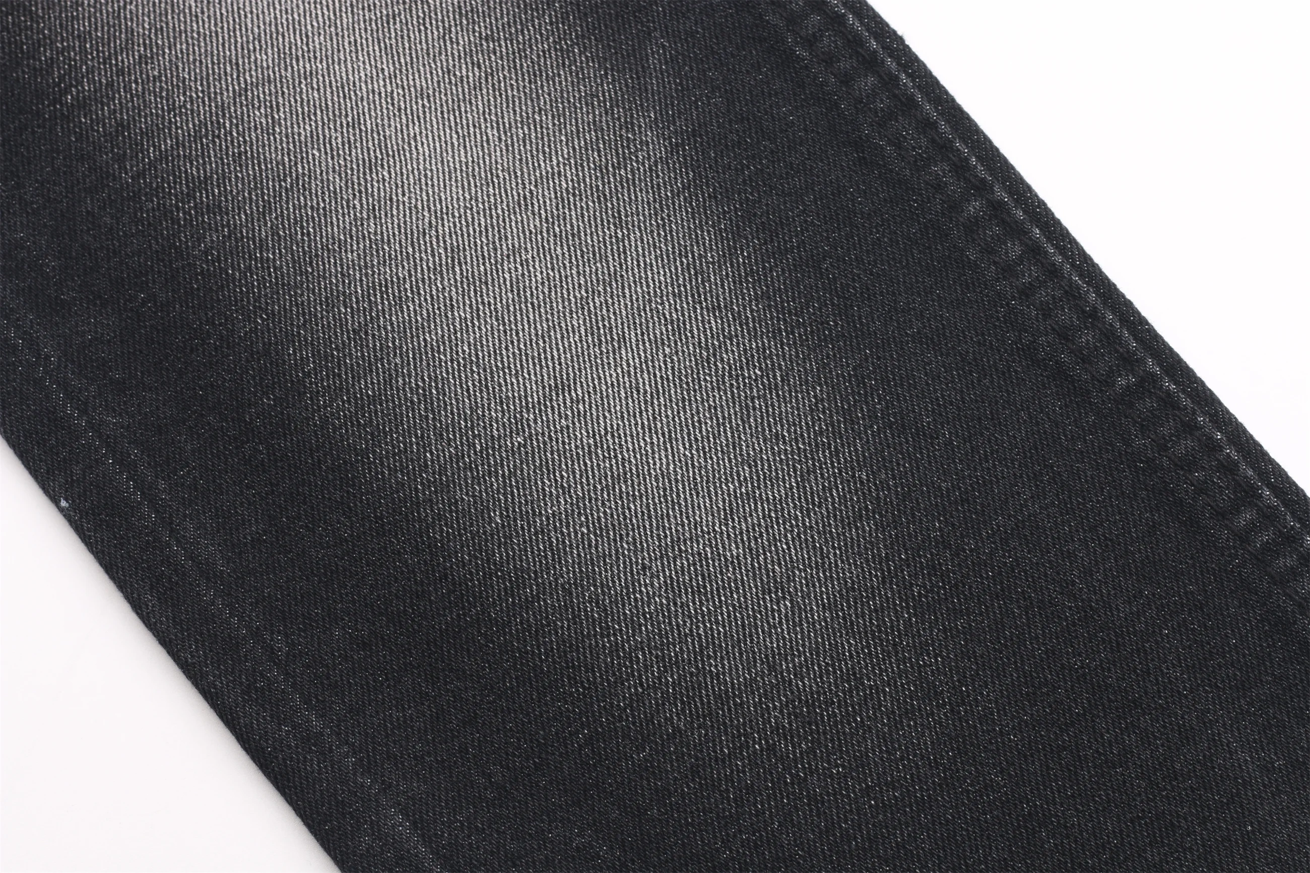Custom Made for Brand Jeans High End Less Shrinkage 12oz 67''  Indigo Blue Very Soft Slub Stretch Cotton TR Denim Fabric