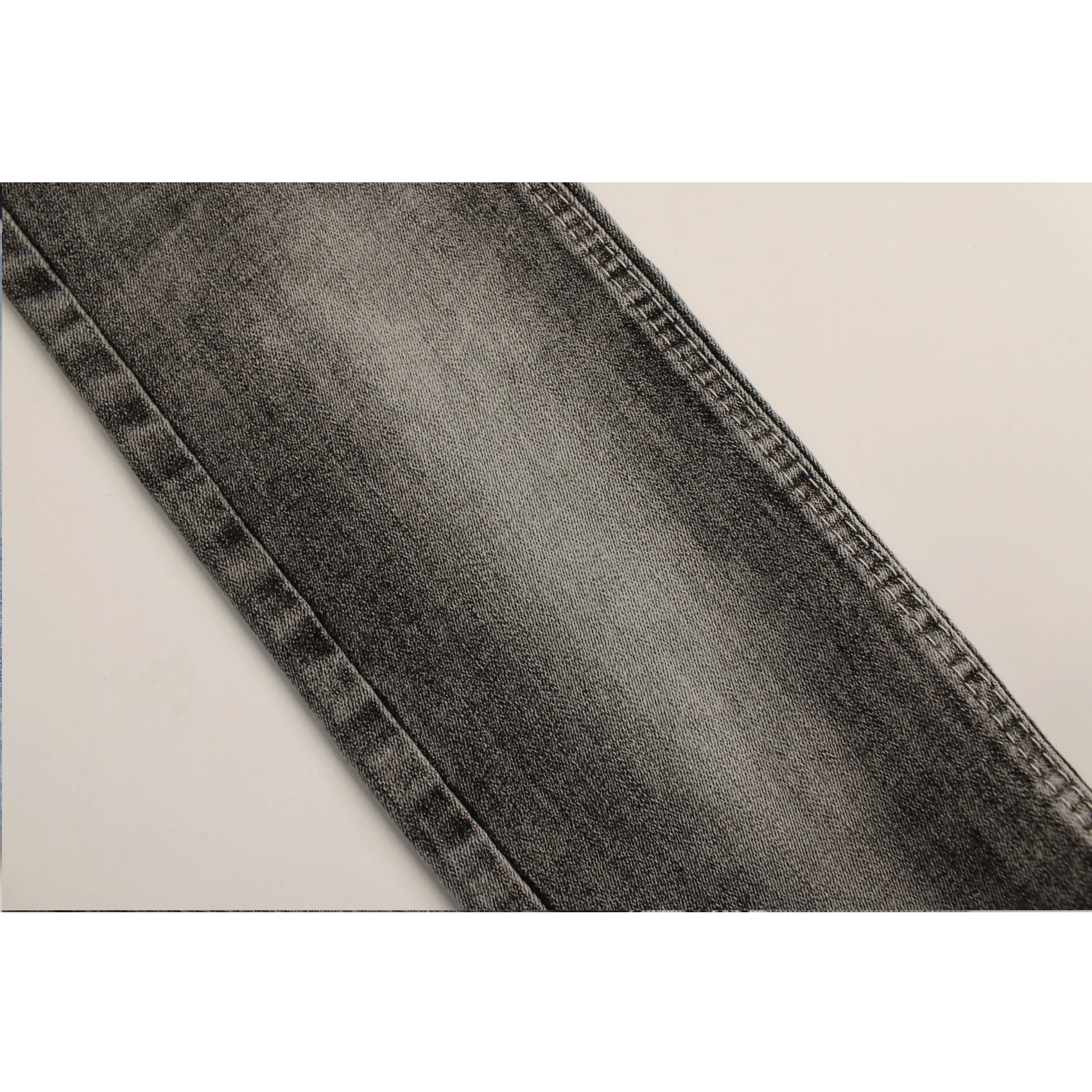 Levi's style denim jeans fabric 9.8 oz sulfur  black   OA high quality stretch fabric for jeans
