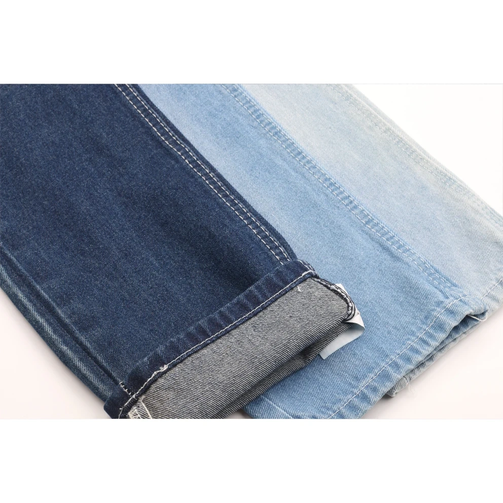 11 oz 100%Cotton dark blue denim fabric cheap high  quality