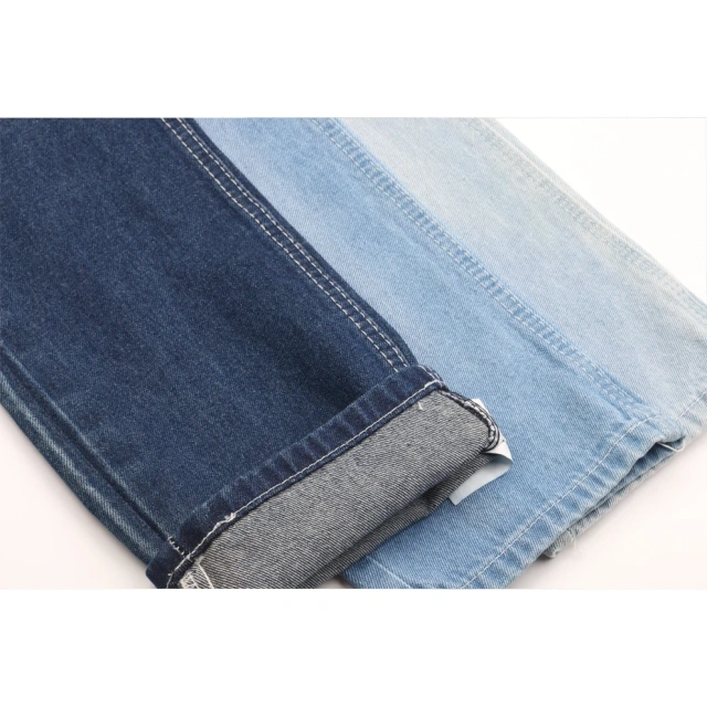 11 oz 100%Cotton dark blue denim fabric cheap high  quality