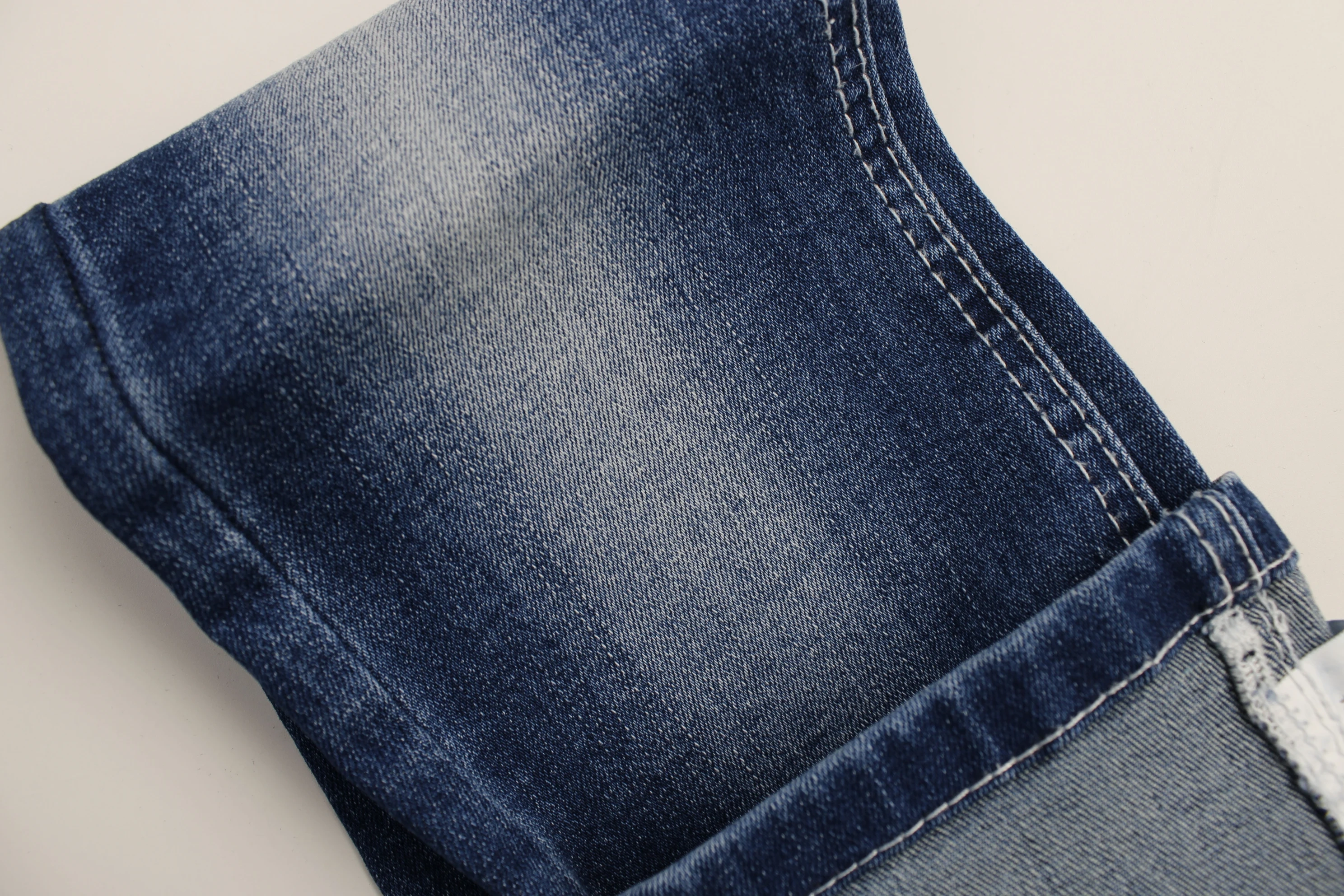 High Quality  oA 9.5oz  soft touch  dark blue  Denim super  Stretch denim fabric for  jeans