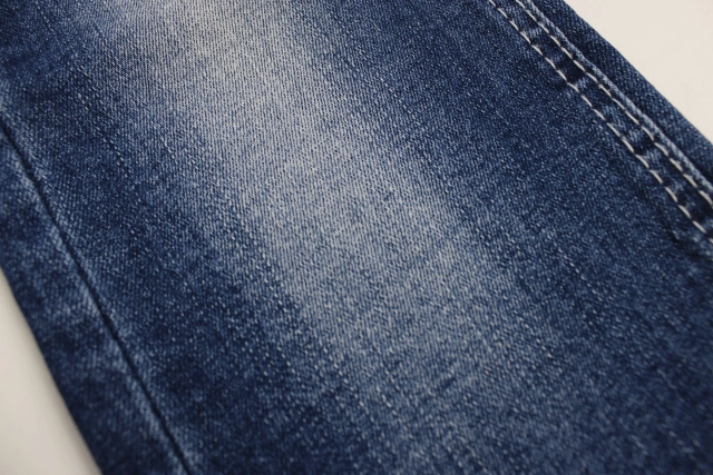 High Quality  oA 9.5oz  soft touch  dark blue  Denim super  Stretch denim fabric for  jeans