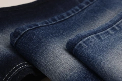 Top Quality Workable Price 11oz Big Wide 180cm Comfortable Stretch Dark Blue Warp Slub Denim Fabric for men's Jeans