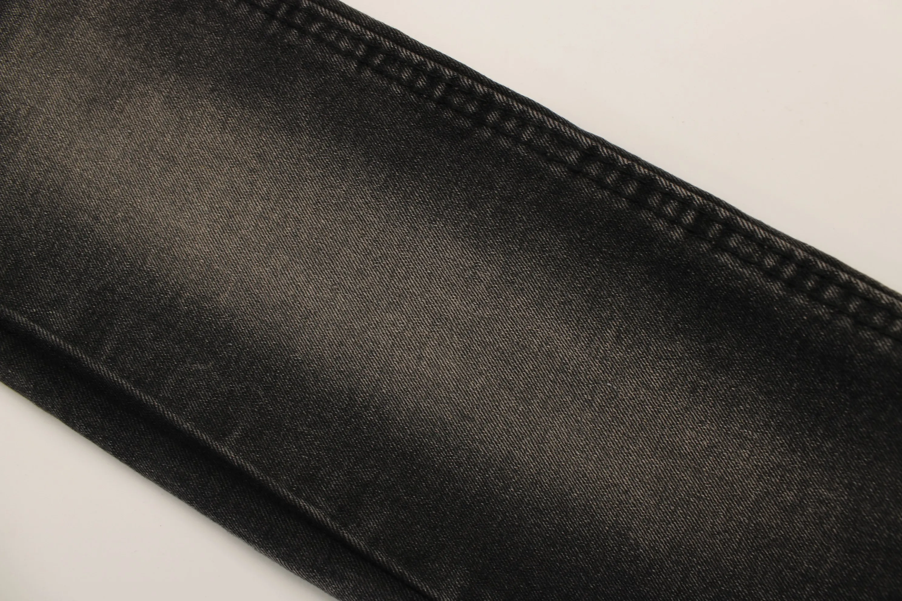 Levi's boyfriend denim jeans fabric 11oz  black and black back  twill comfortable  stretch fabric for jeans