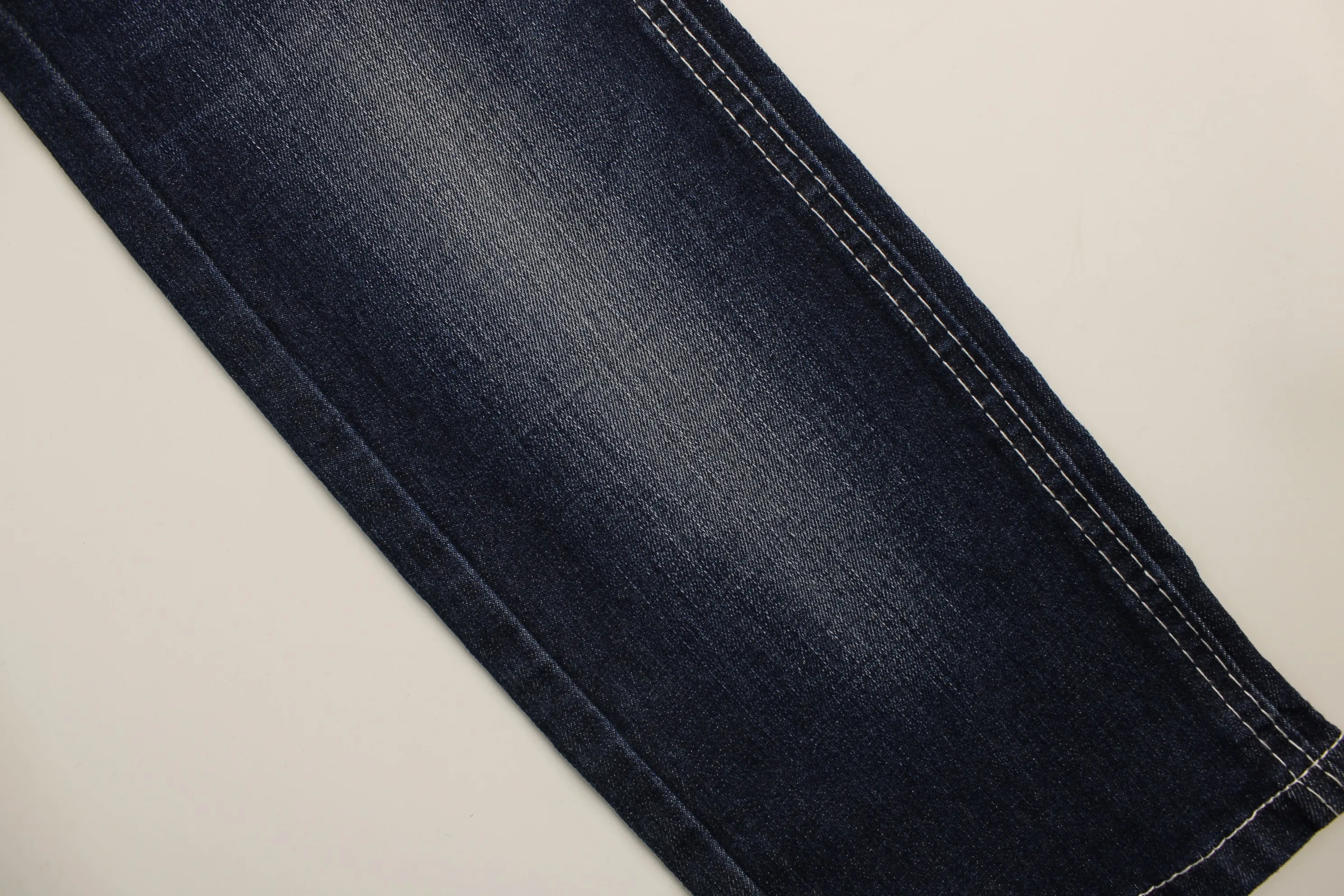 Running Style 10 oz warp slub  Indigo   Stretch  Denim Fabric  for  Jeans Fabric