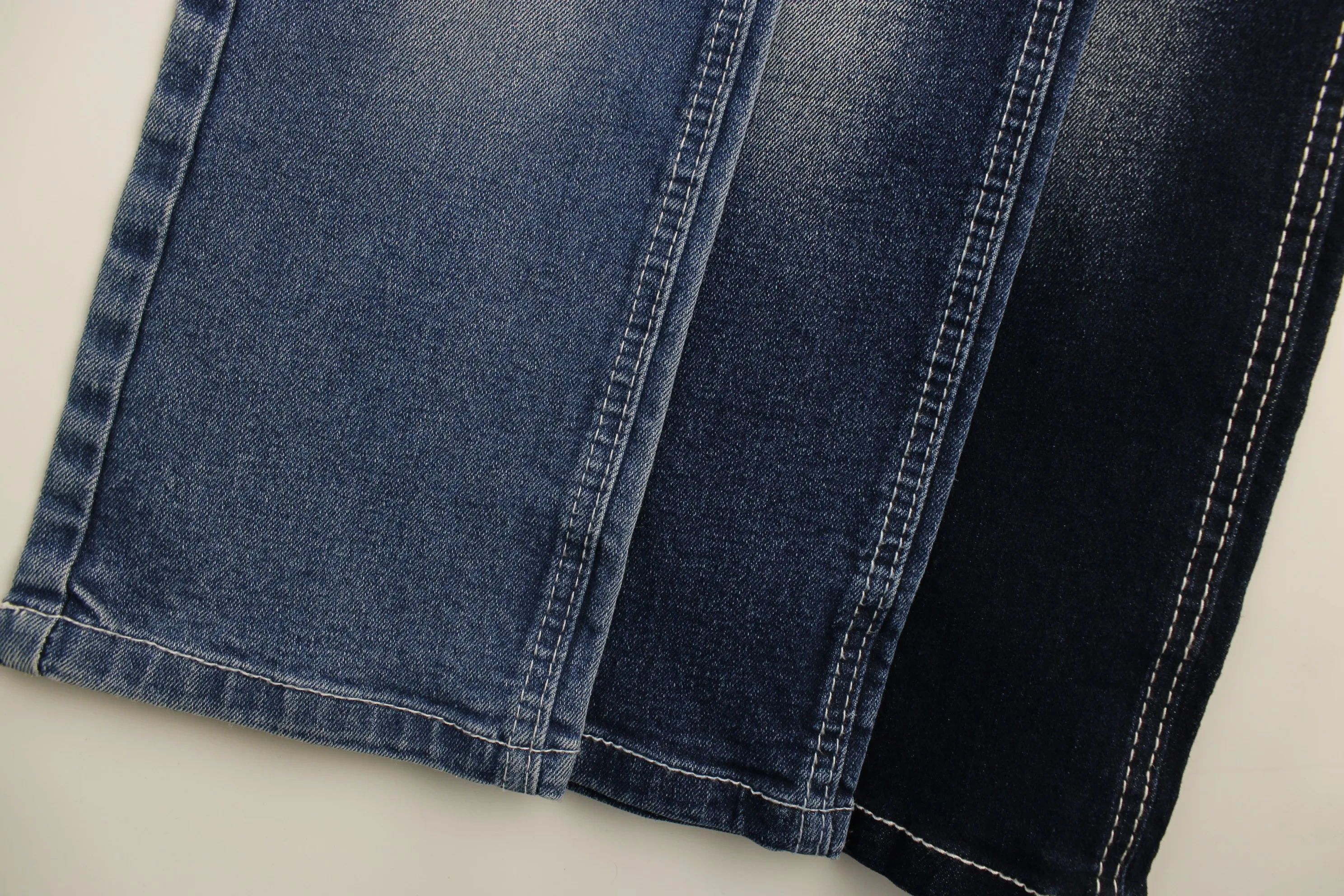Top Quality Workable Price 11.2 oz Big Wide 180cm Comfortable Stretch Dark Blue  rigid Denim Fabric for men's Jeans