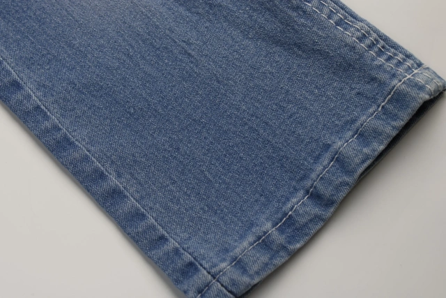 Top Quality Workable Price 9.4 oz Big Wide 180cm Comfortable Stretch Dark Blue Warp Slub Denim Fabric for men's Jeans