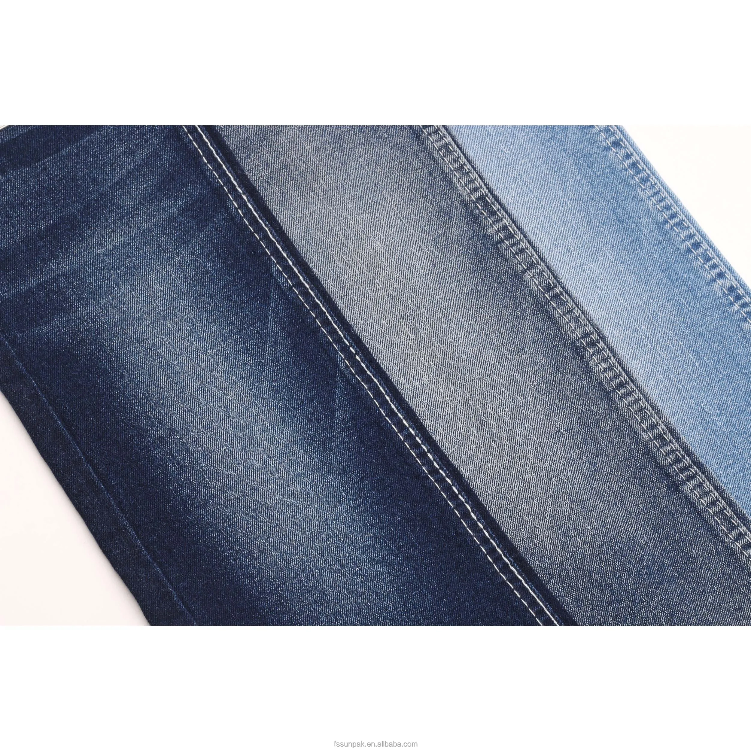 High End 11oz Deep Azul Comfortable Stretch Super Soft Denim Jeans Fabric