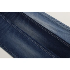 Top Quality Workable Price 9.4 oz Big Wide 180cm Comfortable Stretch Dark Blue Warp Slub Denim Fabric for men's Jeans