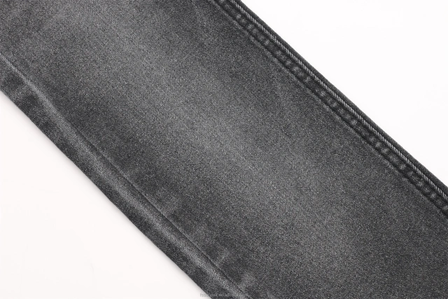 Top Quality China Big Factory Made OE Super Soft 10oz Big Width Sulfur Black Black TR Fabric Denim