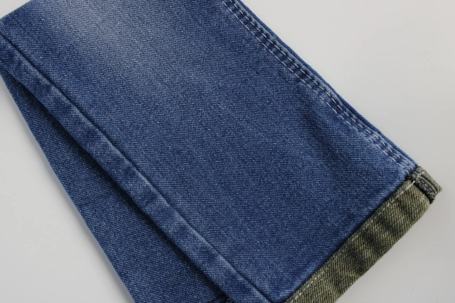 Top Quality Workable Price 12.3oz Big Wide 180cm Stretch Dark Blue corss  hand-soft feeling Fabric for  Jeans