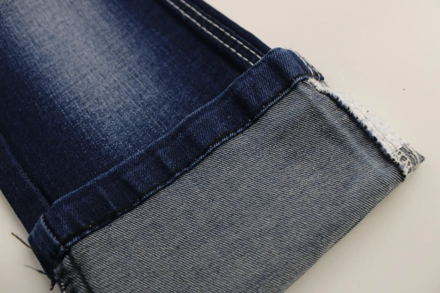 OA  Hot Sale High Elastic Dark Blue 9.5 OZ soft hand feeling Cotton/Poly/Spandex  Denim Fabric for Jeans