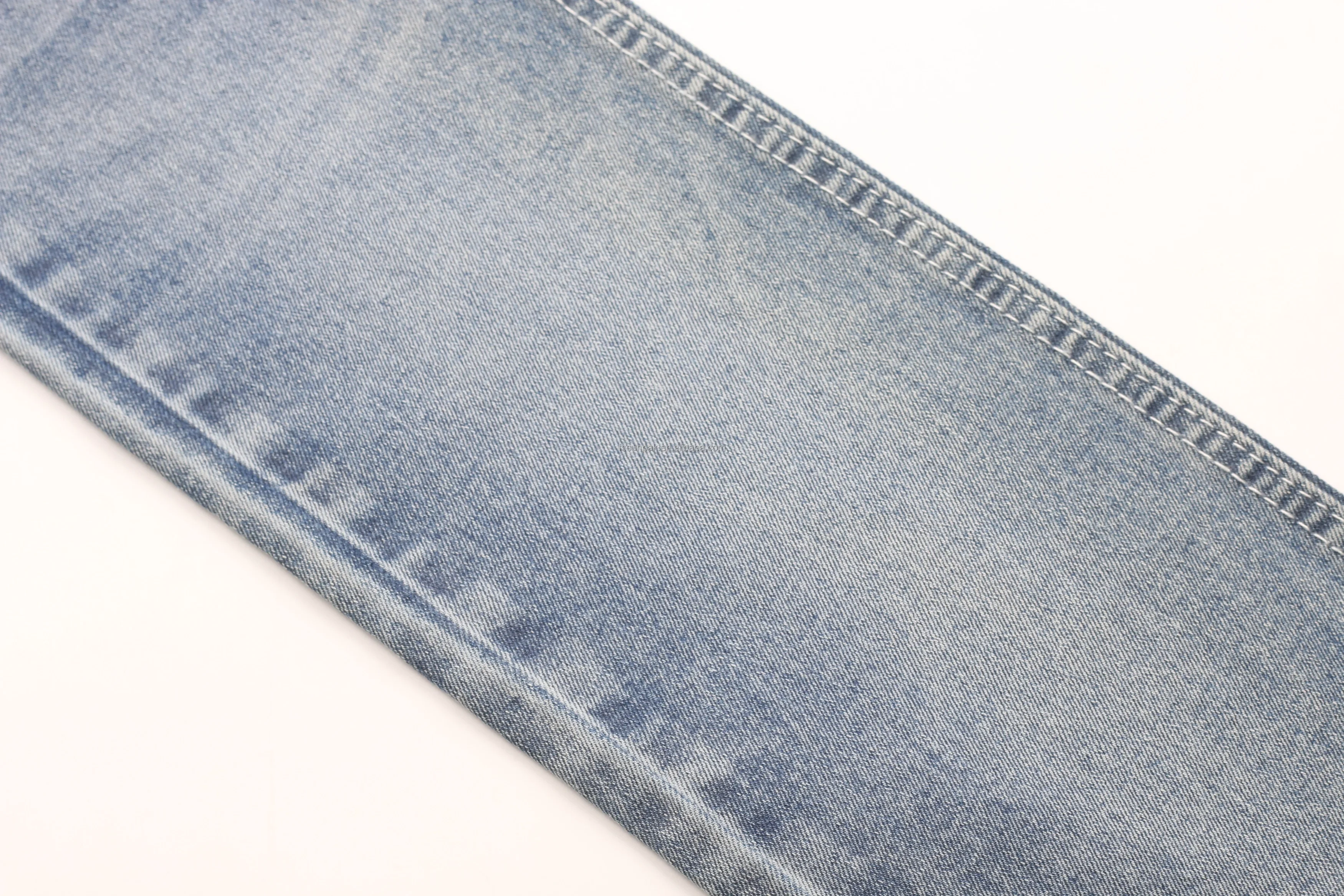 Low Price 10% Viscose 10.3oz 350GSM 182cm No Slub Comfortable Stretch Soft Hand Feel TR Denim Fabric