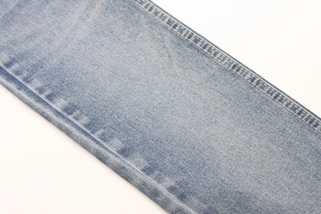 Low Price 10% Viscose 10.3oz 350GSM 182cm No Slub Comfortable Stretch Soft Hand Feel TR Denim Fabric