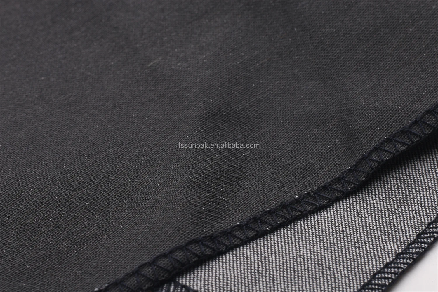 Low Price Quality Satin Gray Jeans Fabric 7.8oz Sulfur Grey Comfortable Stretch Soft Touch no Slub Denim Fabric