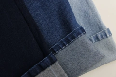 OA  Hot Sale High Elastic Dark Blue 9.5 OZ soft hand feeling Cotton/Poly/Spandex  Denim Fabric for Jeans