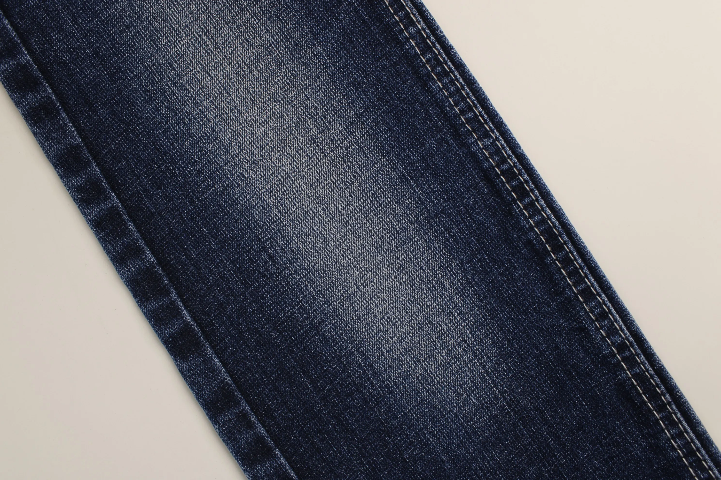 Top Quality Workable Price 11oz Big Wide 160cm Comfortable Stretch Dark Blue Warp Slub Denim Fabric for men's Jeans