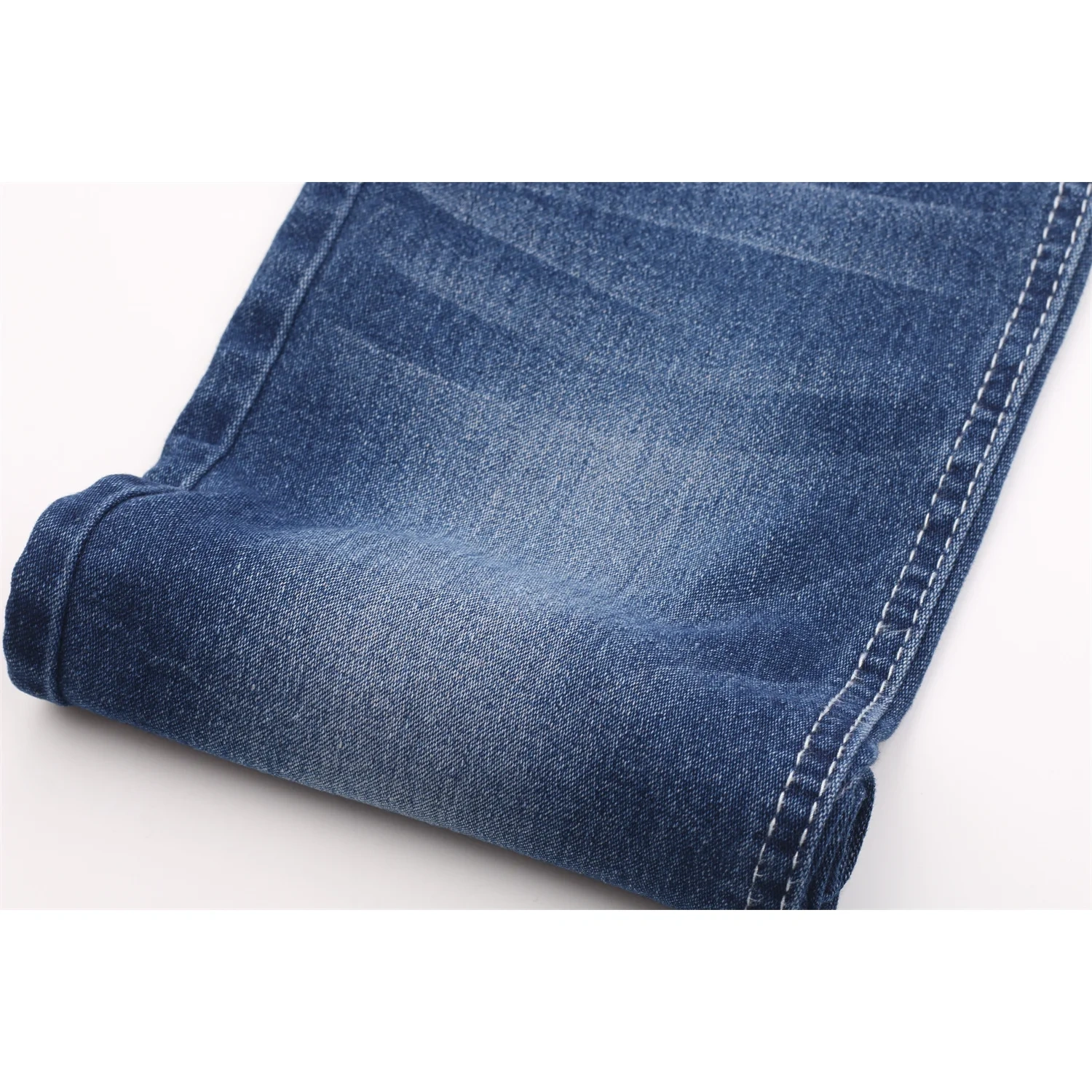7.8 oz 72% cotton26% poly2% spandex dark blue stain stretch fabric cheap good quality
