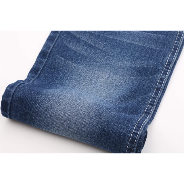 7.8 oz 72% cotton26% poly2% spandex dark blue stain stretch fabric cheap good quality