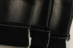 Factory Stock Lot Sold at Big Discounted Price black back Super High Elastic Soft Touch  OA Jeans Denim Fabric