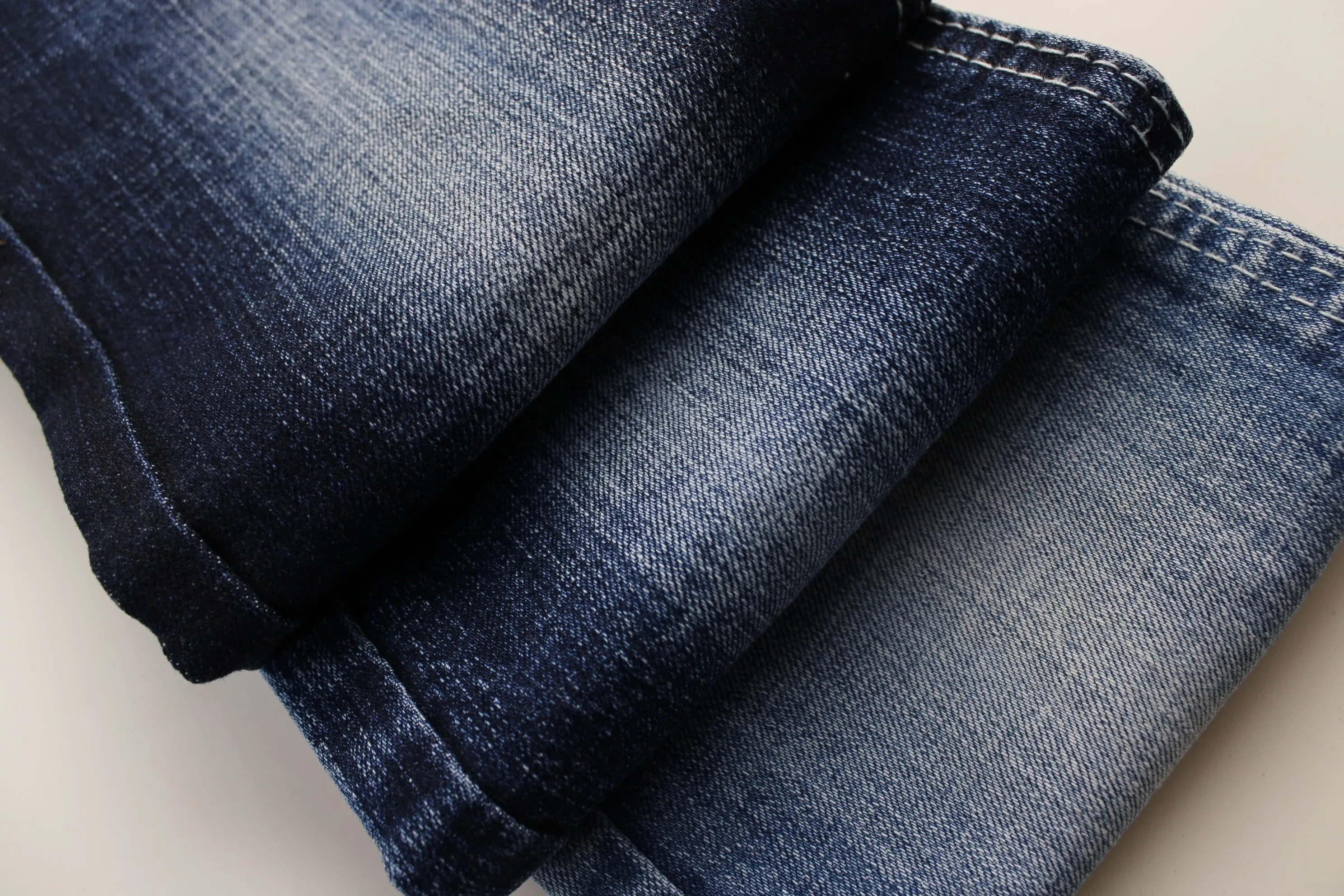 super stretch soft hand feeling   corss slub 11.2 oz  high quality  Denim Fabric for jeans