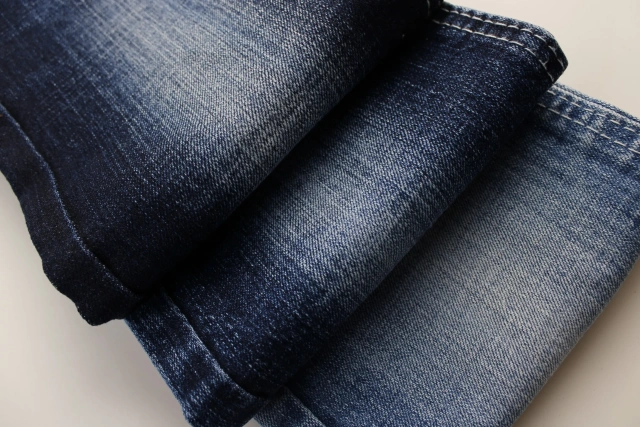 super stretch soft hand feeling   corss slub 11.2 oz  high quality  Denim Fabric for jeans