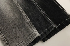 Levi's style denim jeans fabric 9.8 oz sulfur  black   OA high quality stretch fabric for jeans