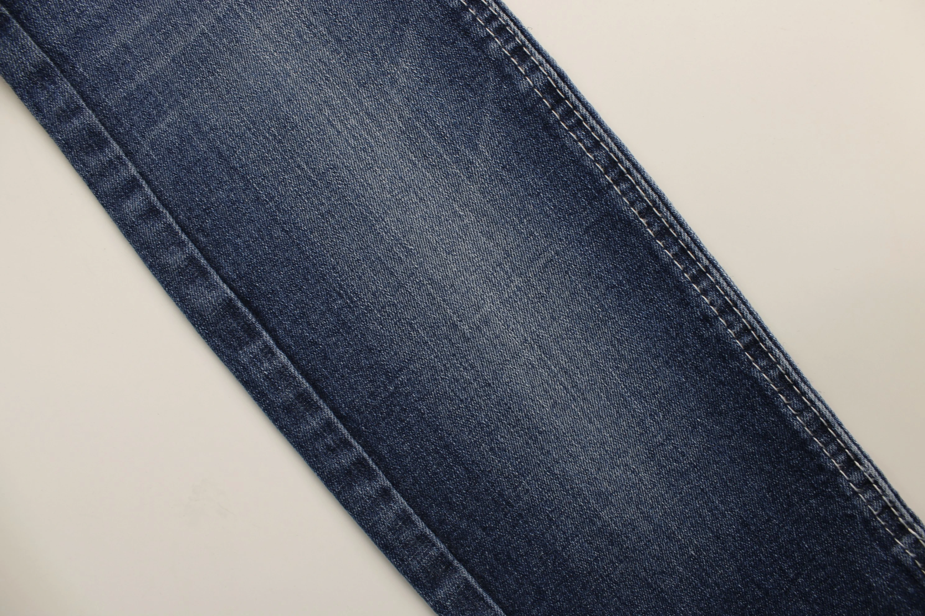 Running Style 10 oz warp slub  Indigo   Stretch  Denim Fabric  for  Jeans Fabric