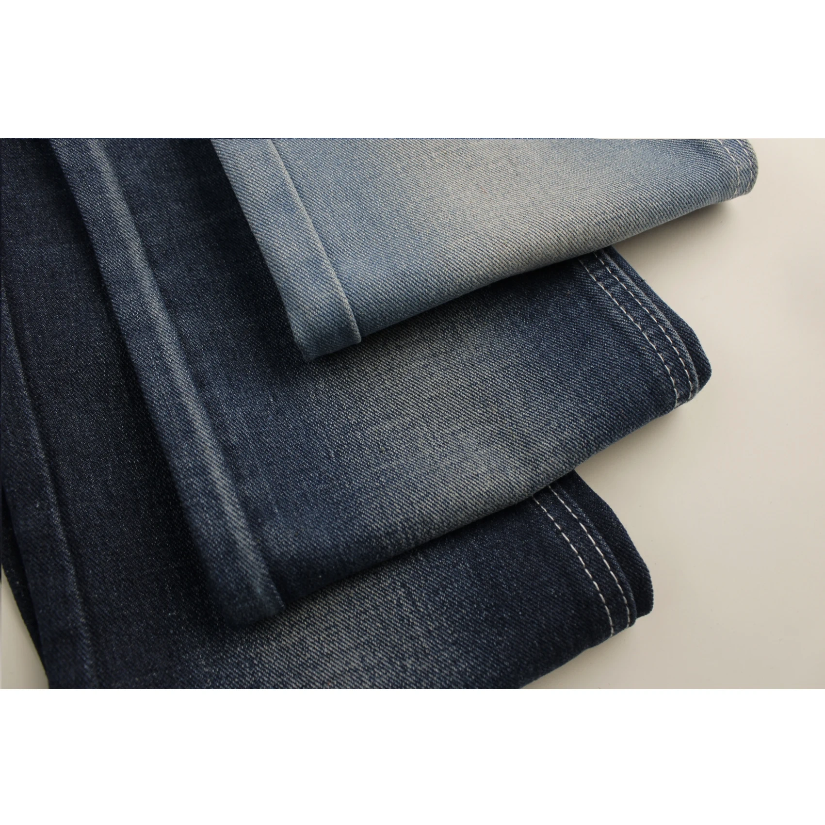 Very low  price  dark blue  Denim middle weight  rigid denim fabric for  jeans