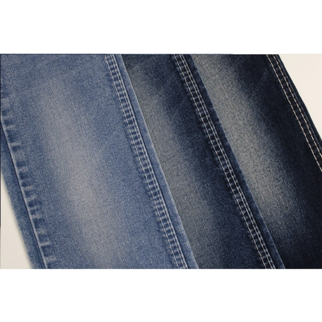 Discount Hot Sale comfortable Elastic Dark Blue 10.6 OZ  Cotton/Poly/Spandex  Denim Fabric for Jeans