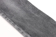 China Wholesale Best Quality Low Price Soft Nice Slubby 10oz 67'' Super High Stretch Black Black Denim Jeans Fabric