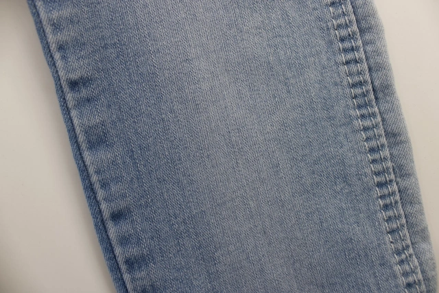 Chinese Factory Hot Sale High Elastic Dark Blue 10 OZ Warp Slub Cotton/Poly/Spandex OA Denim Fabric for Jeans