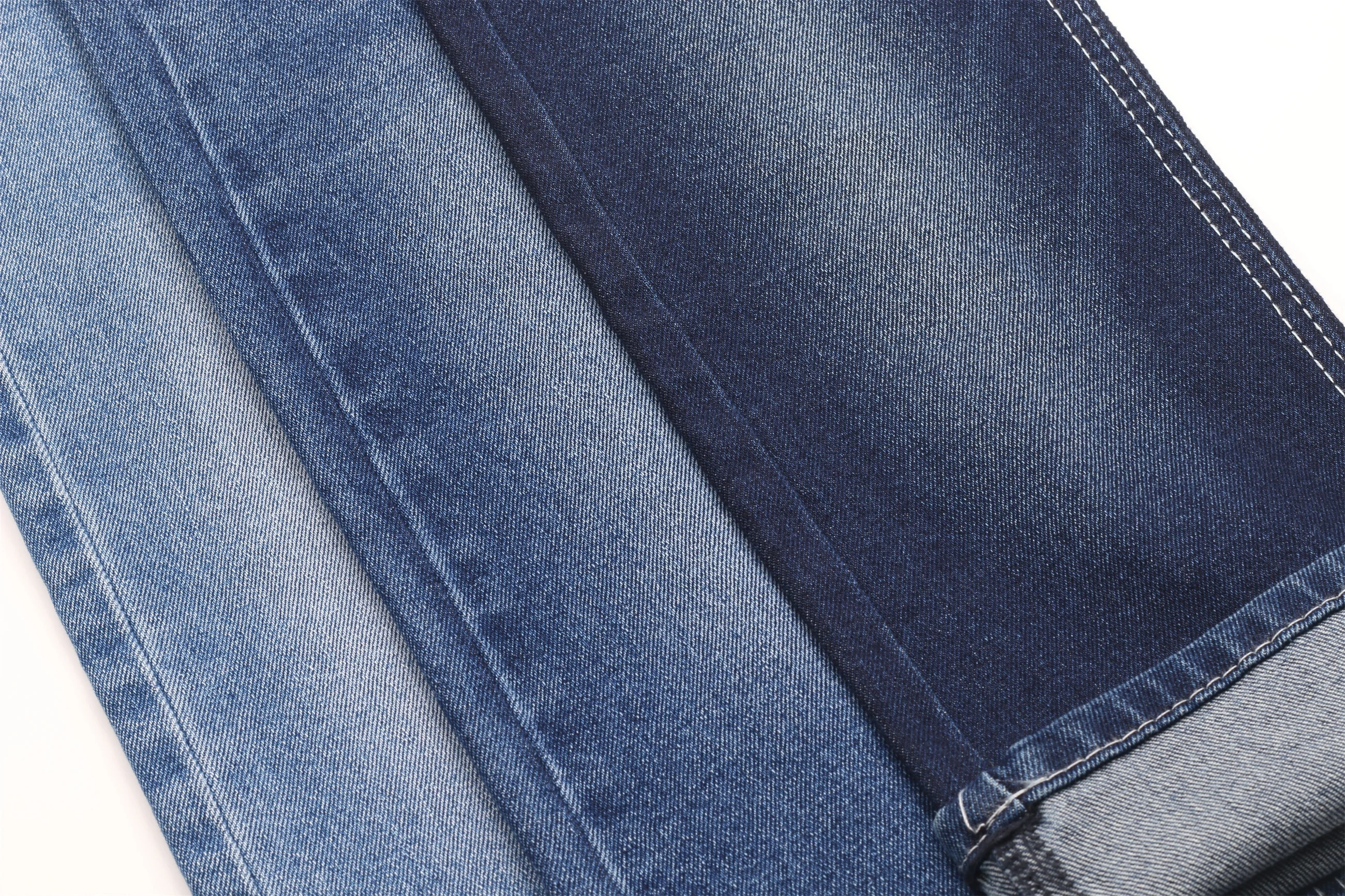Hot Selling Cheap Price Indigo Blue Cotton Polyester Denim Fabric New Designs 12oz Cotton Polyester Denim Fabric