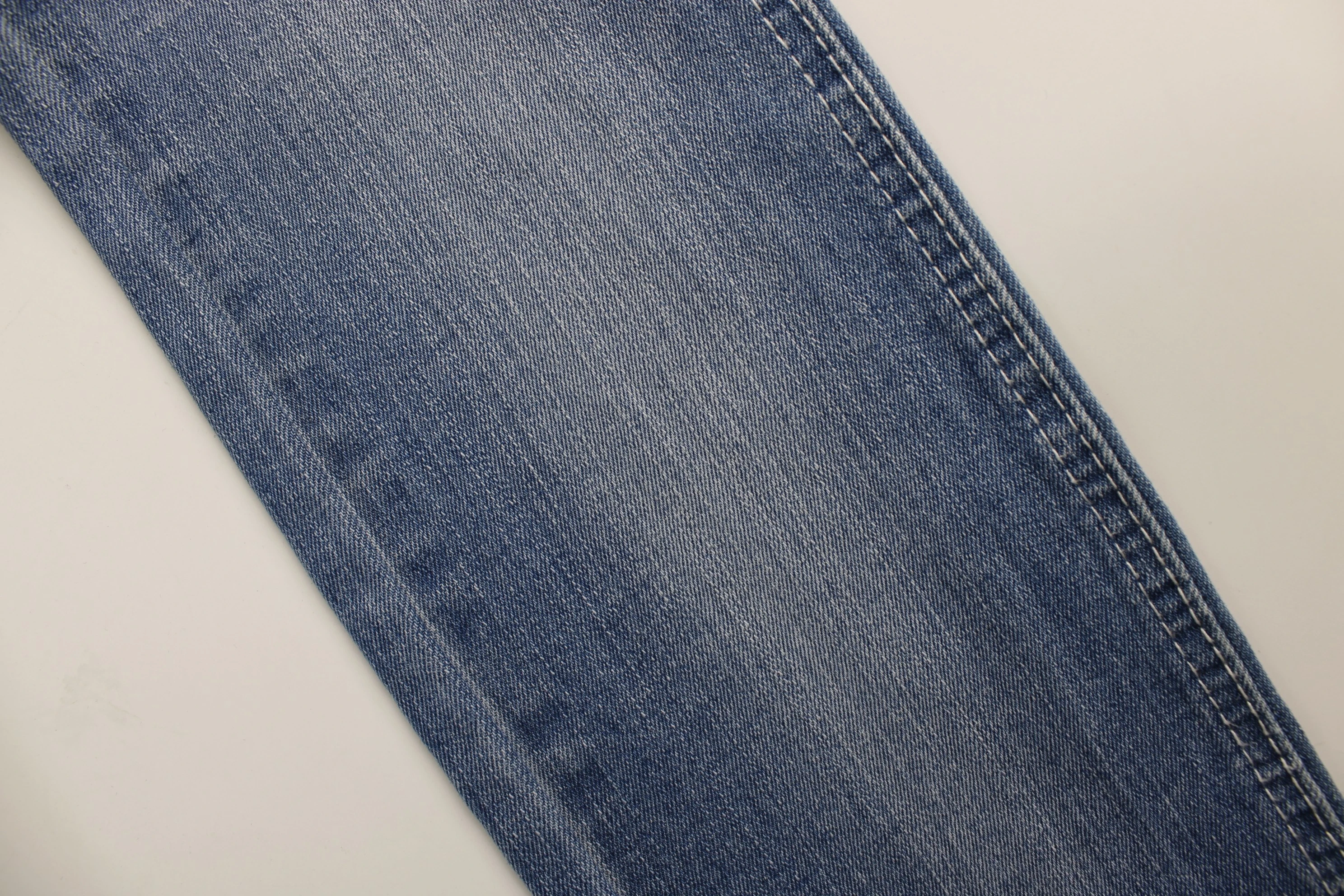 Running Style 10 oz warp slub  Indigo   Stretch  Denim Fabric  for  Jeans Fabric