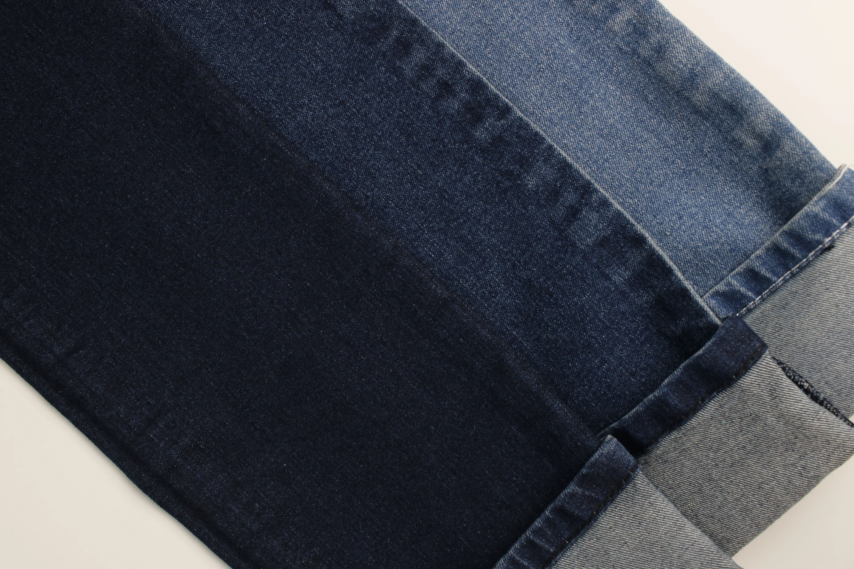 Discount Hot Sale comfortable Elastic Dark Blue 10.6 OZ  Cotton/Poly/Spandex  Denim Fabric for Jeans