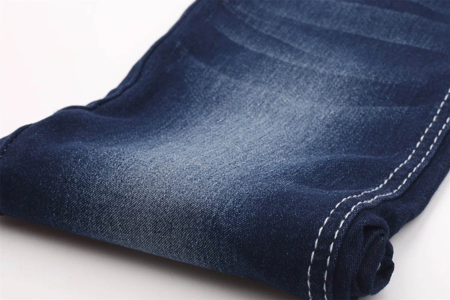 7.8 oz 72% cotton26% poly2% spandex dark blue stain stretch fabric cheap good quality