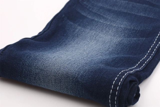 7.8 oz 72% cotton26% poly2% spandex dark blue stain stretch fabric cheap good quality