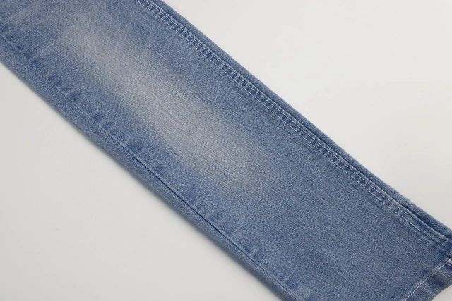 8.6 oz good price good quality cotton   warp slub dark blue color fabric for jeans  wholesale
