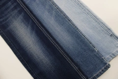 Chinese Factory Hot Sale High Elastic Dark Blue 10 OZ Warp Slub Cotton/Poly/Spandex OA Denim Fabric for Jeans