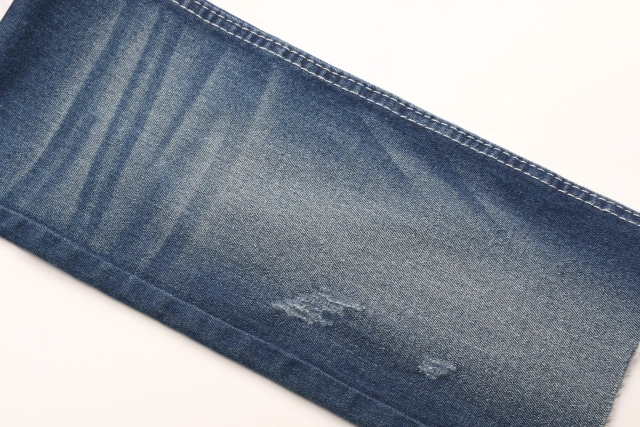 Low Price 10% Viscose 10.3oz 350GSM 182cm No Slub Comfortable Stretch Soft Hand Feel TR Denim Fabric