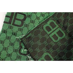 6.6  oz light weight suitable for coat fashion jacquard fabric 100% polyester