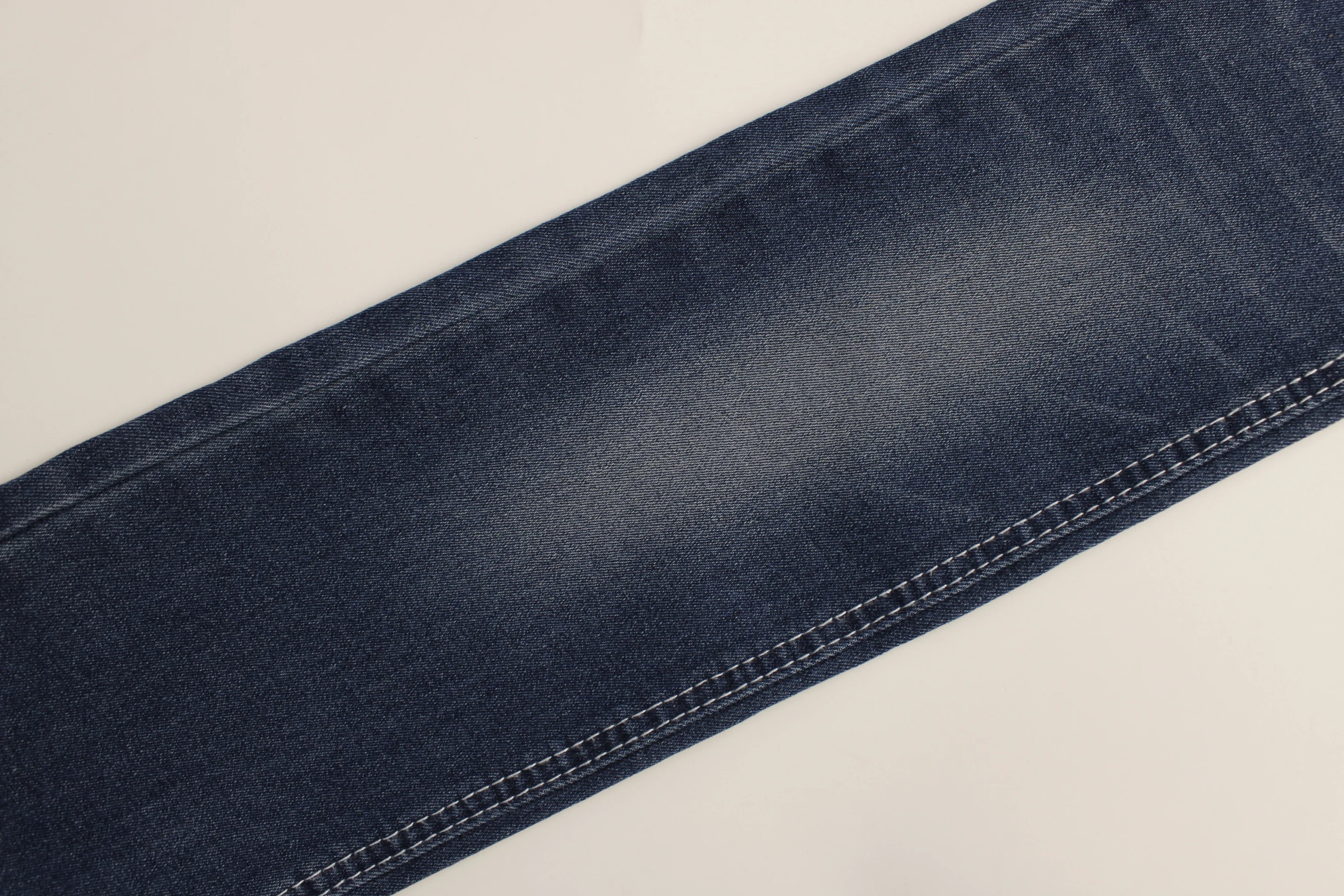 A grade competitive Price 8.4oz Big Wide 180cm Comfortable Stretch Dark Blue  Denim Fabric for men's Jeans