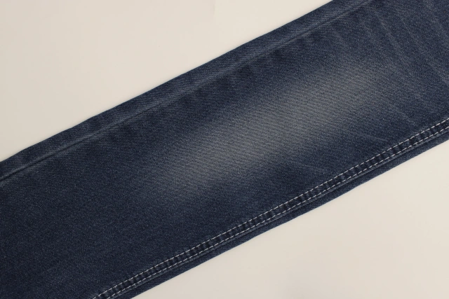 A grade competitive Price 8.4oz Big Wide 180cm Comfortable Stretch Dark Blue  Denim Fabric for men's Jeans
