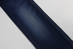 Top Quality Workable Price 9.4 oz Big Wide 180cm Comfortable Stretch Dark Blue Warp Slub Denim Fabric for men's Jeans